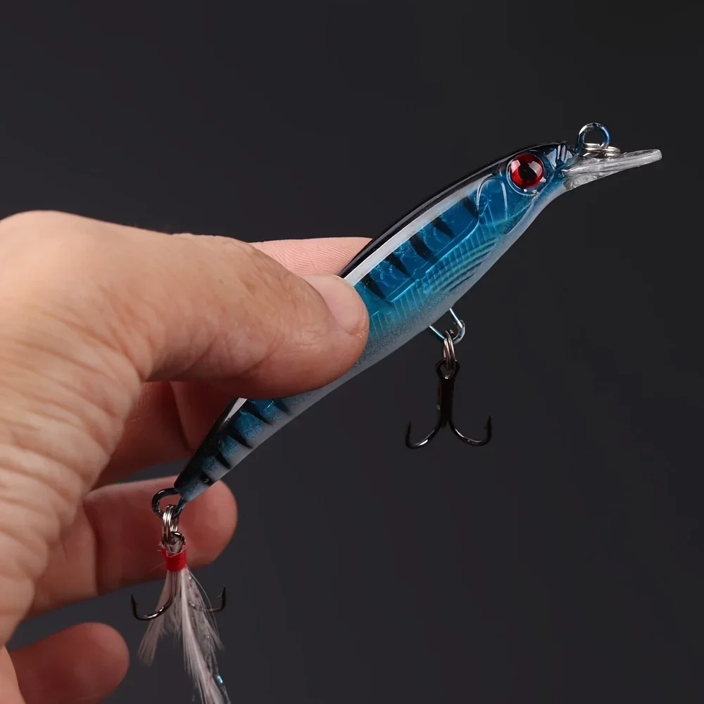 Laser 3D Eyes Bionic Minnow Fi - огляд і ціна Fishing Hook Box