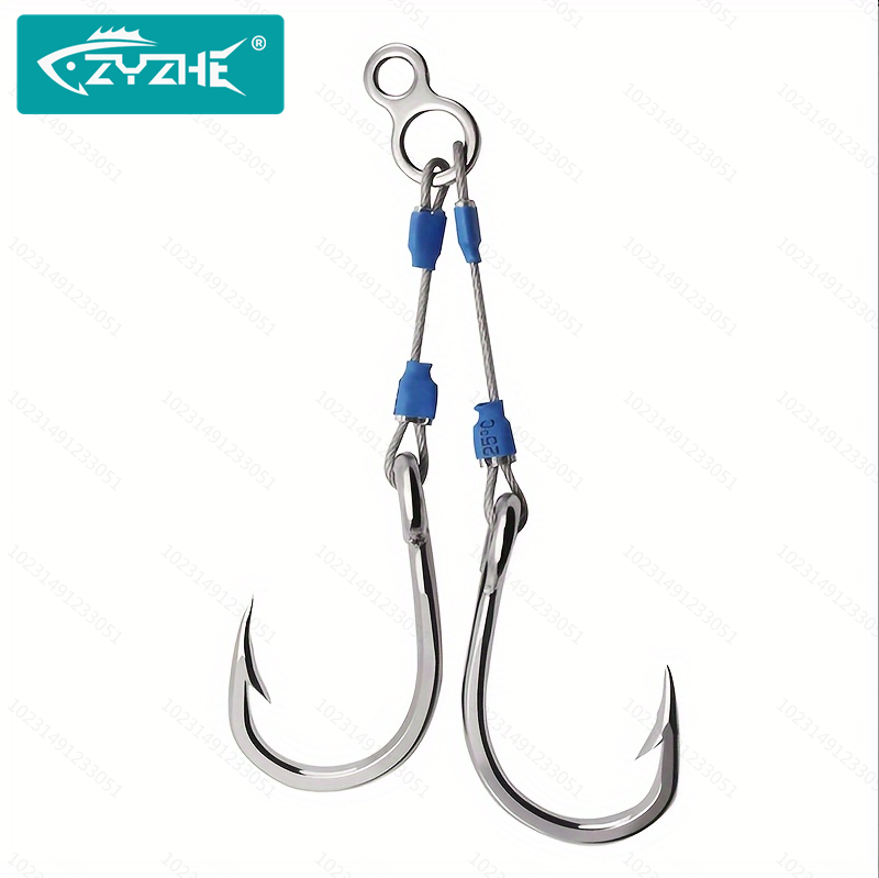 ZYZHE Steel Wire Jig Assist Ho - огляд і ціна Fishing Hook Assortment