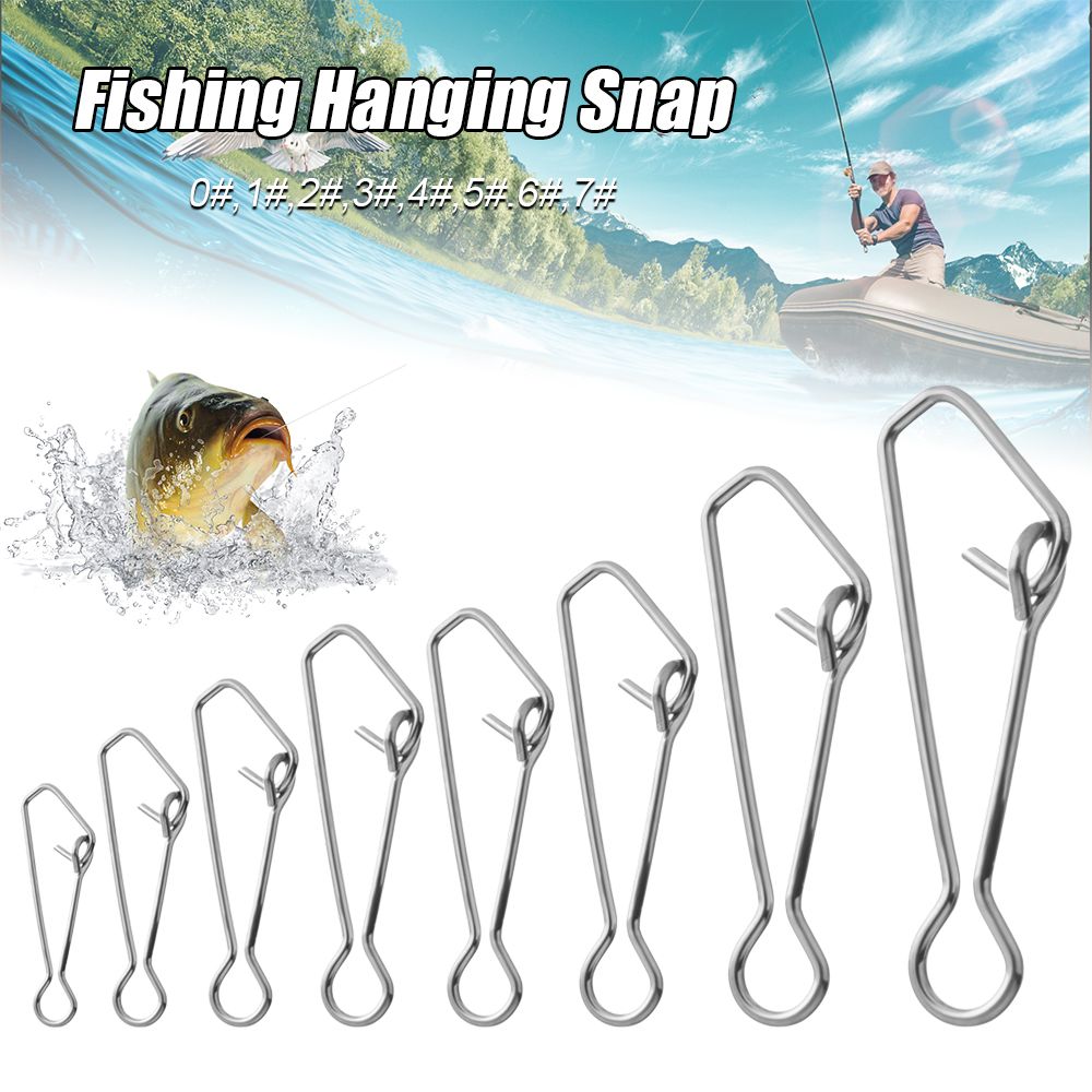 50pcs/pack Fast Clip Lock Fish - огляд і ціна Fishing Hook Stainless Steel
