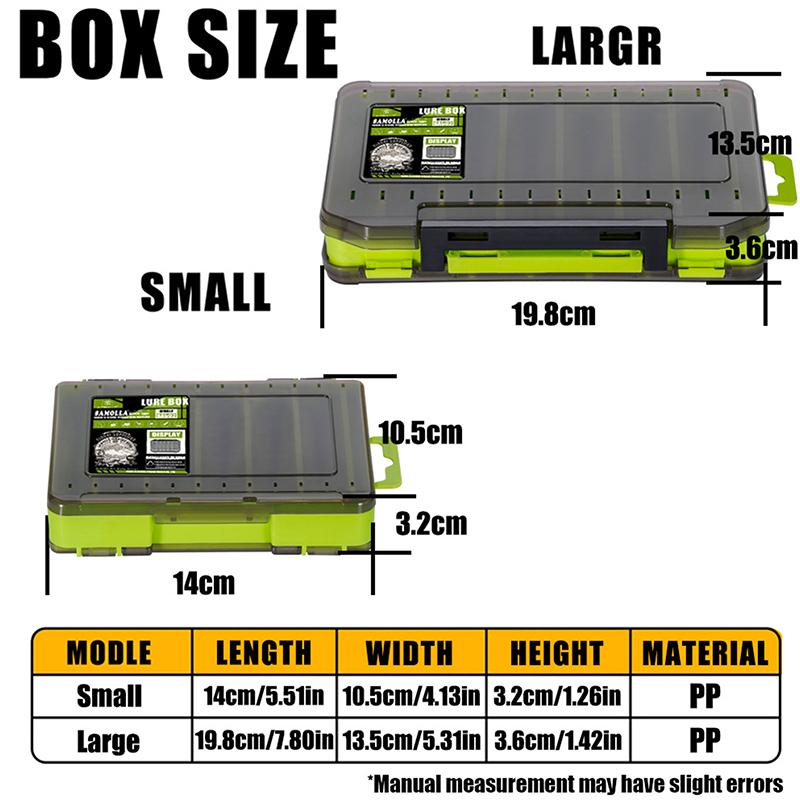 Double-Sided Compact Tackle Bo - огляд і ціна Fishing Hook Box