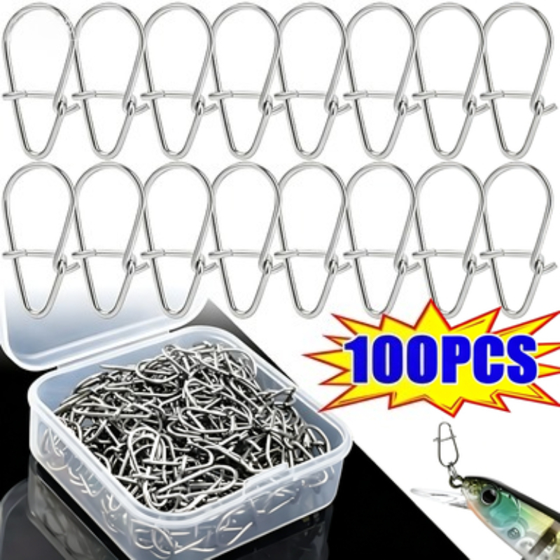 100PCS Stainless Steel Fishing - огляд і ціна Fishing Hook Stainless Steel
